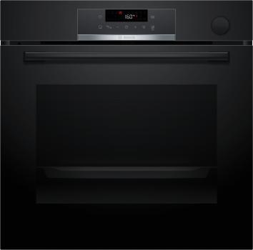 Bosch HRG532BB3 - Serie 4, Einbau-Backofen mit Dampfunterstützung, Schwarz, 60 cm